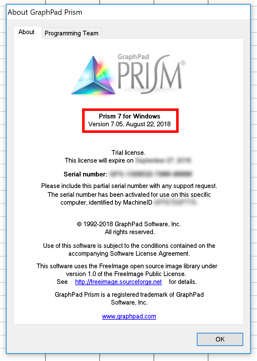 How to update from Prism 7.04 to 7.05 on Windows - FAQ 2121 - GraphPad